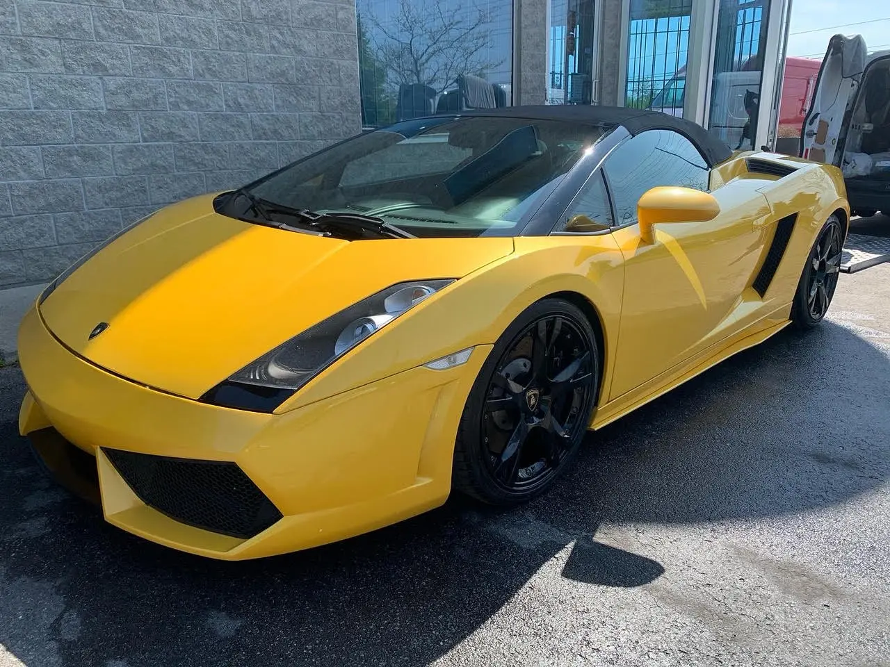 Ceramic coating lamborghini gallarado spyder